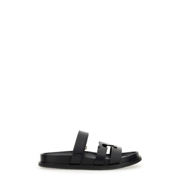 Tory Burch Cut-Out Design Bovine Leather Sandals - NWT